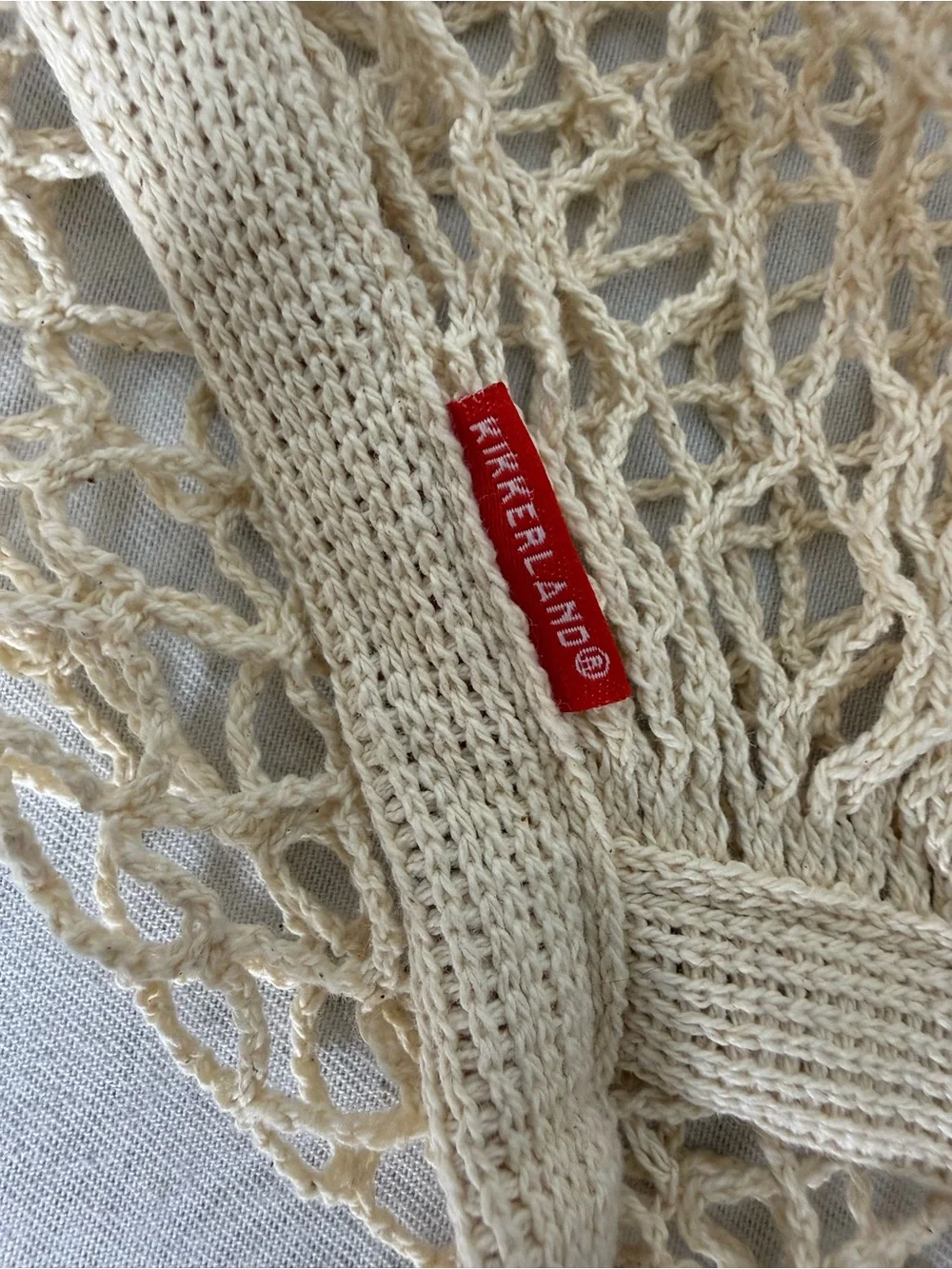 Kikkerland Mesh Cotton Medium Size Market Bag